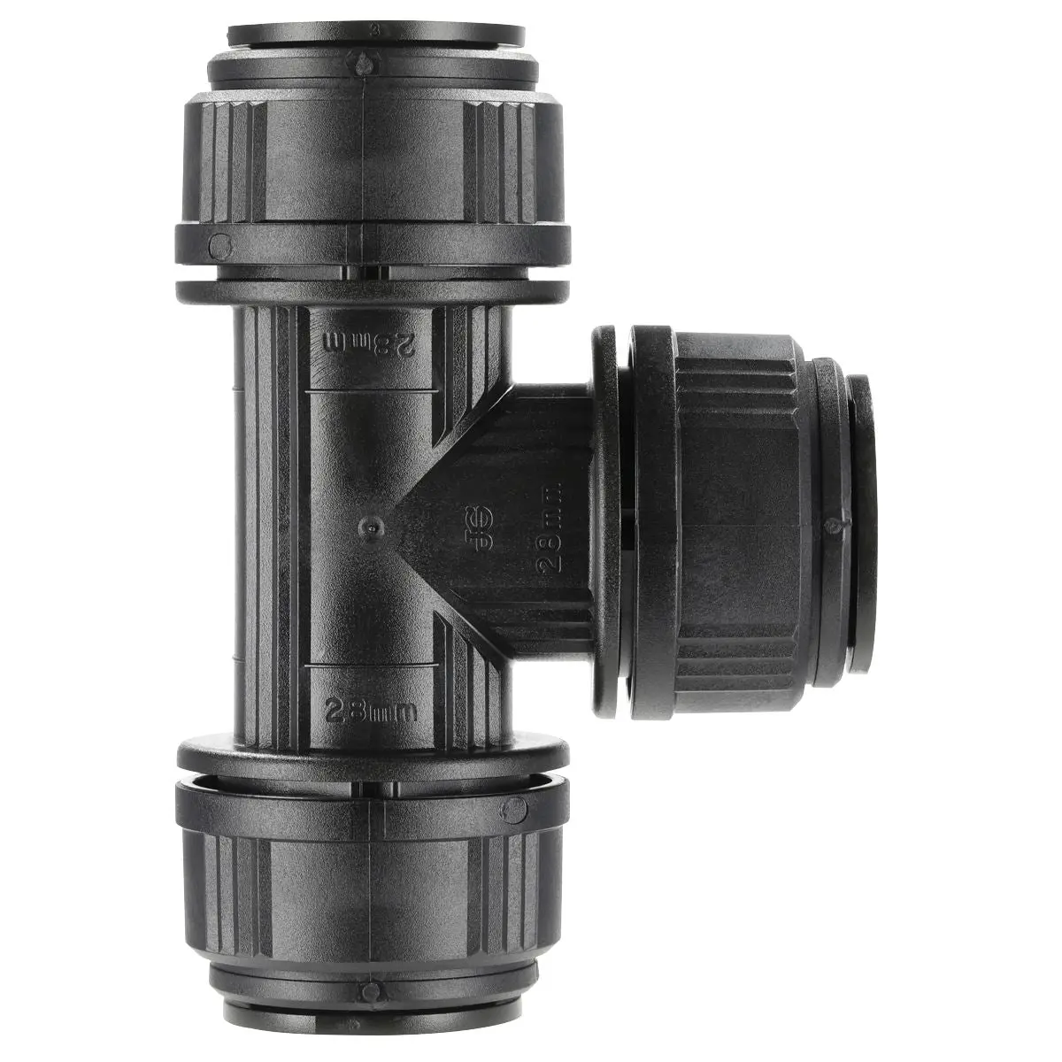 John Guest Equal Tee Ø28mm Pack of 5 (John Guest Speedfit® - PM0228E) - Image 3