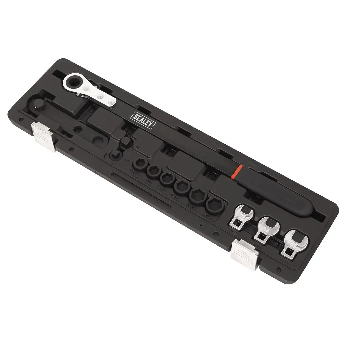 Sealey Extended Reach Ratchet Action Auxiliary Belt Tension Tool Kit - Image 2