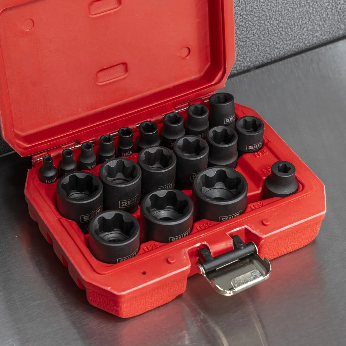 Sealey External TRX-P* Socket Set 19pc - Image 10