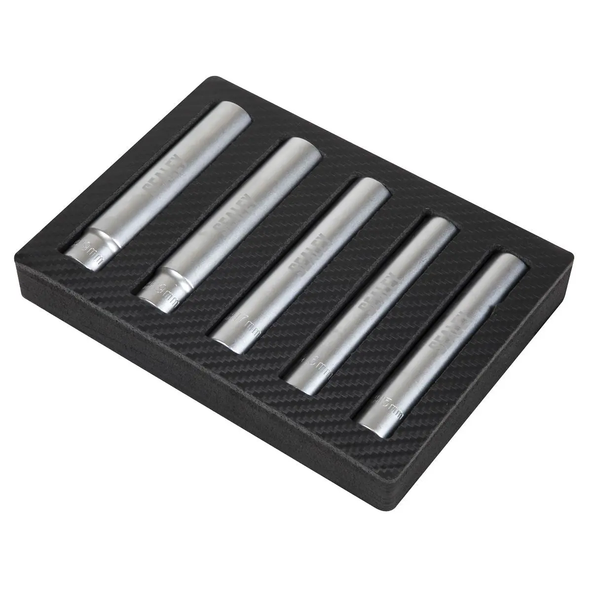 Sealey Extra-Deep Socket Set 1/2”Sq Drive 5pc - Image 4