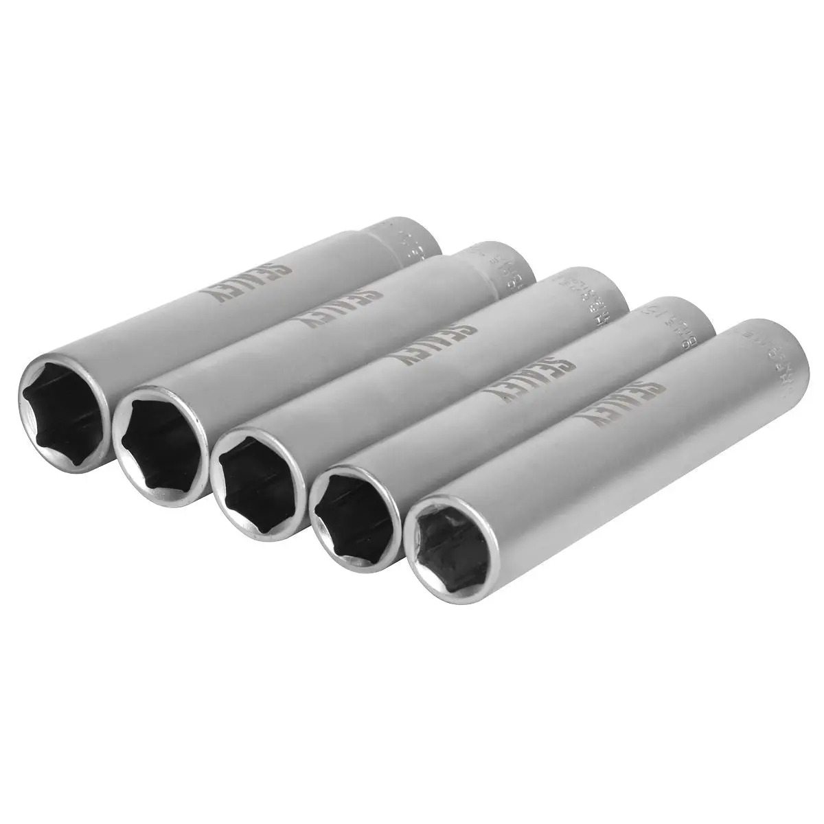 Sealey Extra-Deep Socket Set 1/2”Sq Drive 5pc - Image 5