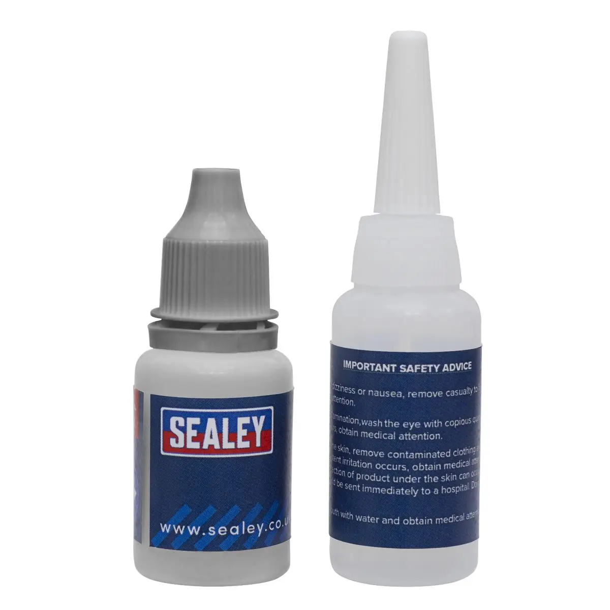 Sealey Fast Fix Filler and Adhesive Two Part Repair System Grey