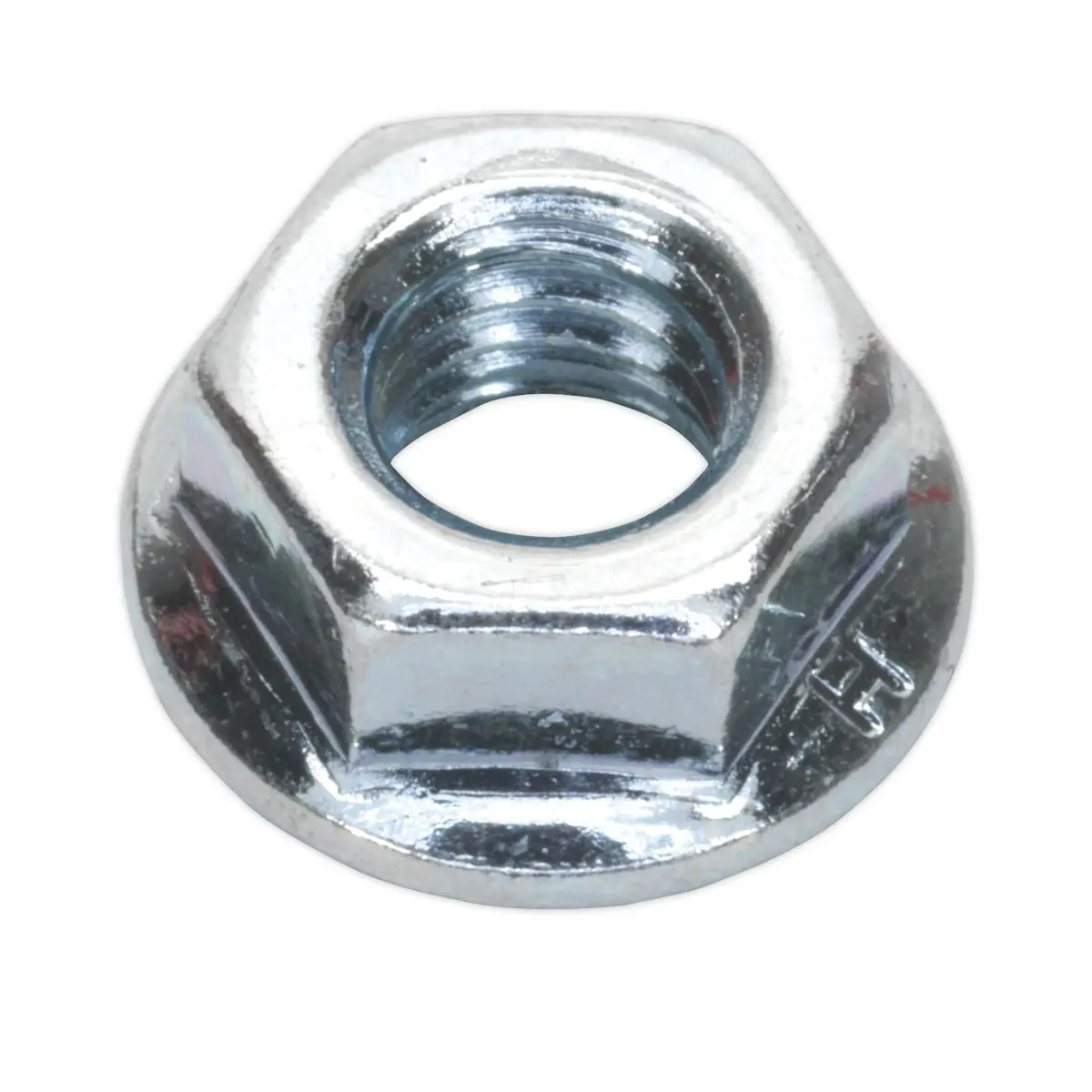 Sealey Flange Nut Serrated M8 Zinc Pack of 100