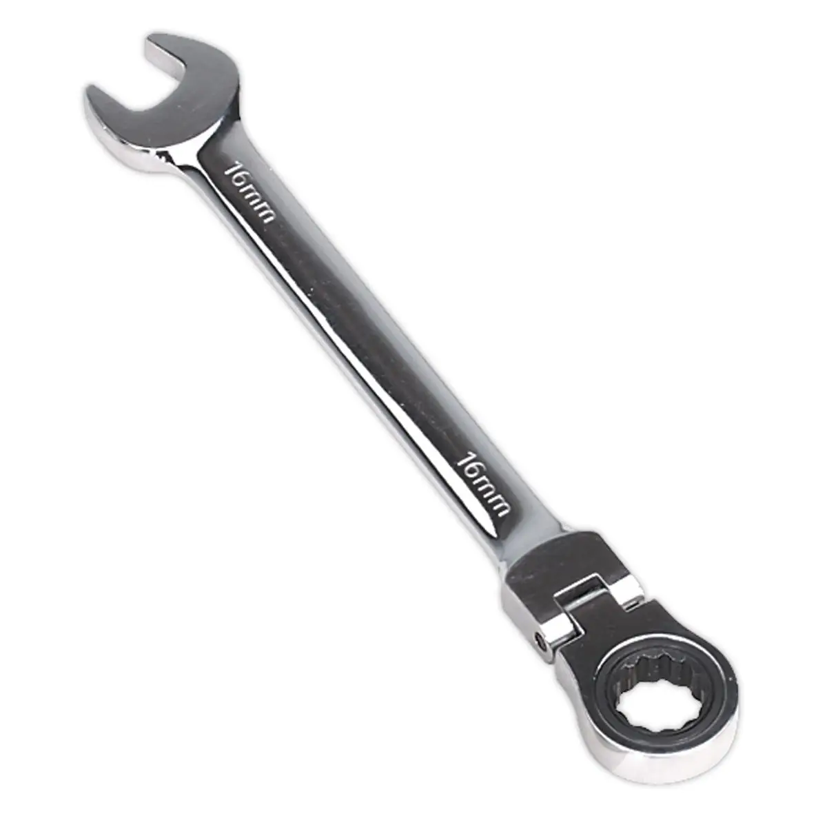 Sealey Flexi Head Ratchet Combination Spanner Open End Ring Individual - Image 11