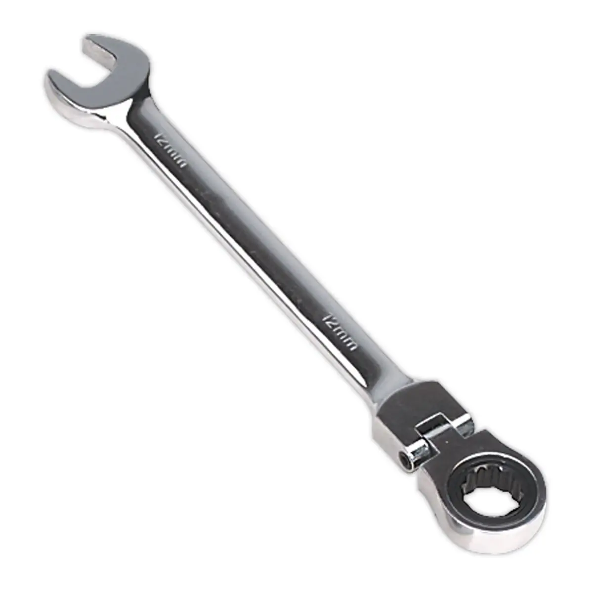 Sealey Flexi Head Ratchet Combination Spanner Open End Ring Individual - Image 13
