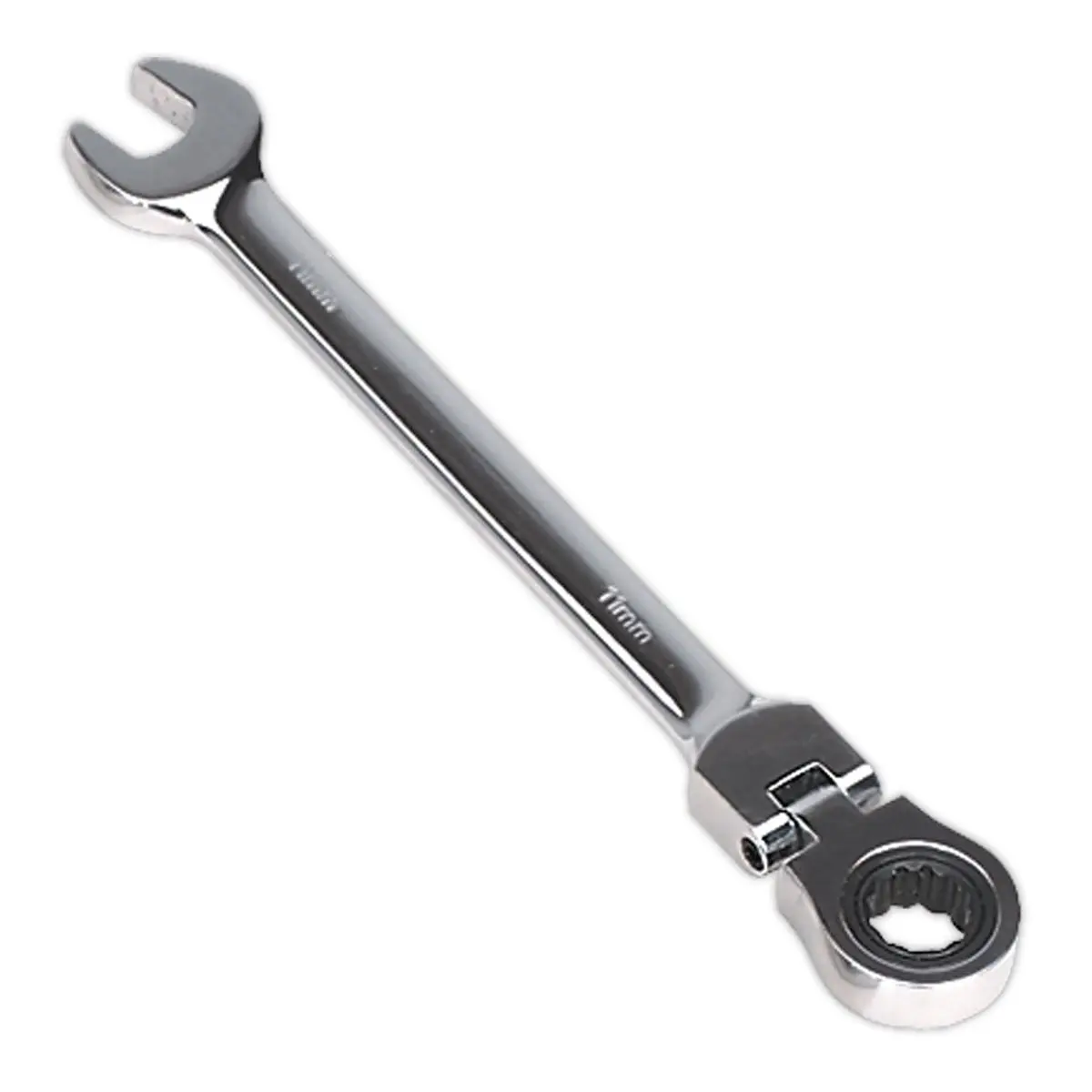 Sealey Flexi Head Ratchet Combination Spanner Open End Ring Individual - Image 14