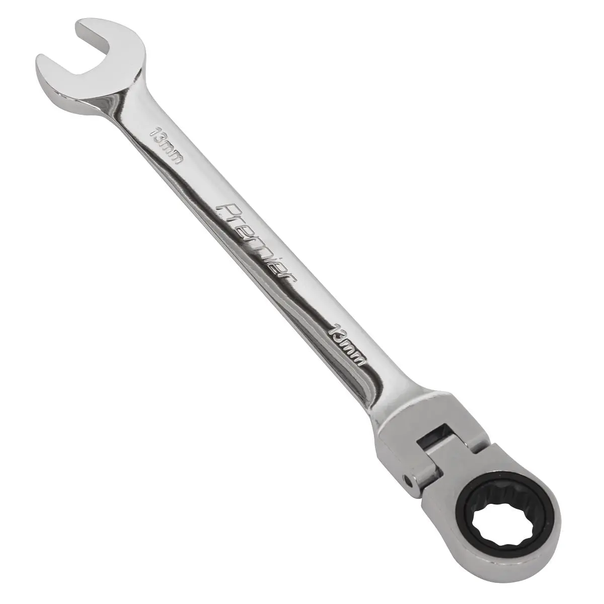 Sealey Flexi Head Ratchet Combination Spanner Open End Ring Individual - Image 7