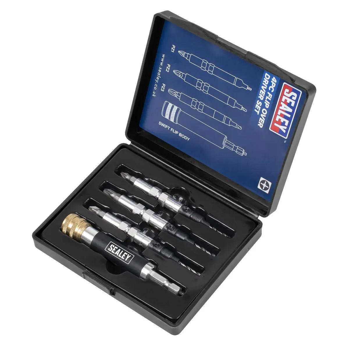 Sealey Flip Over Driver Set 4pc - Image 8