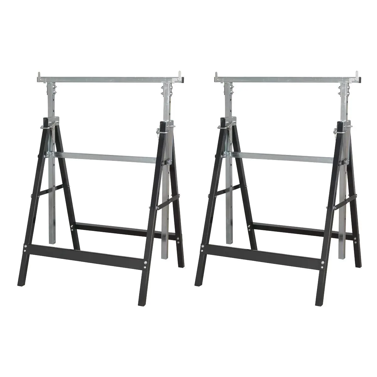 Sealey Fold Down Telescopic Trestle - 200kg Capacity - Pair - Image 6