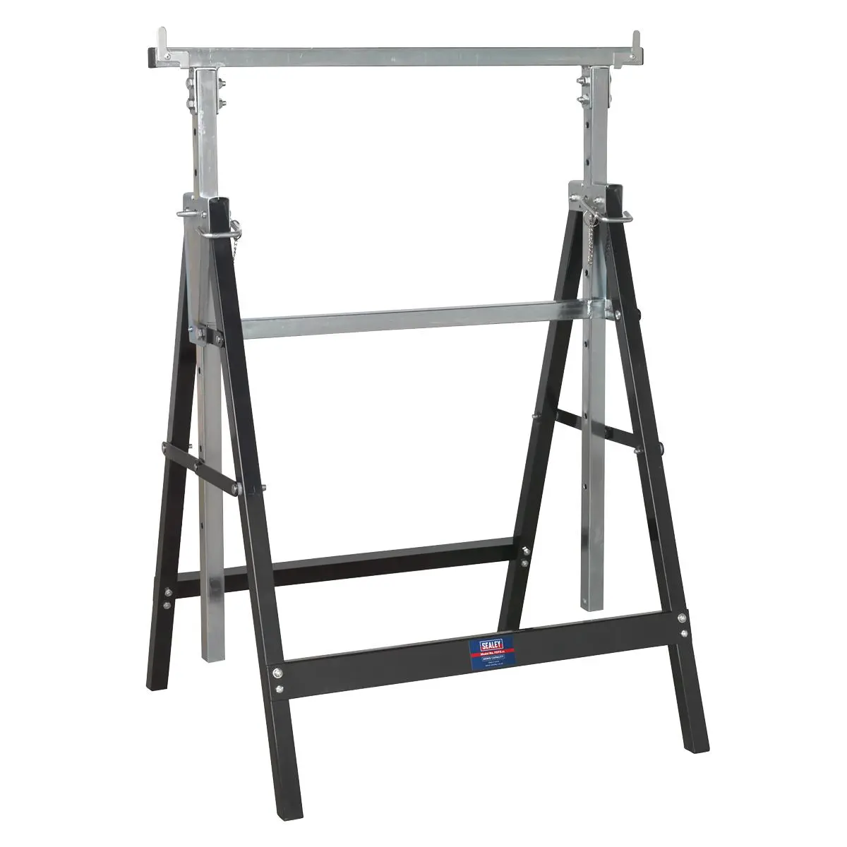 Sealey Fold Down Telescopic Trestle - 200kg Capacity - Pair - Image 9