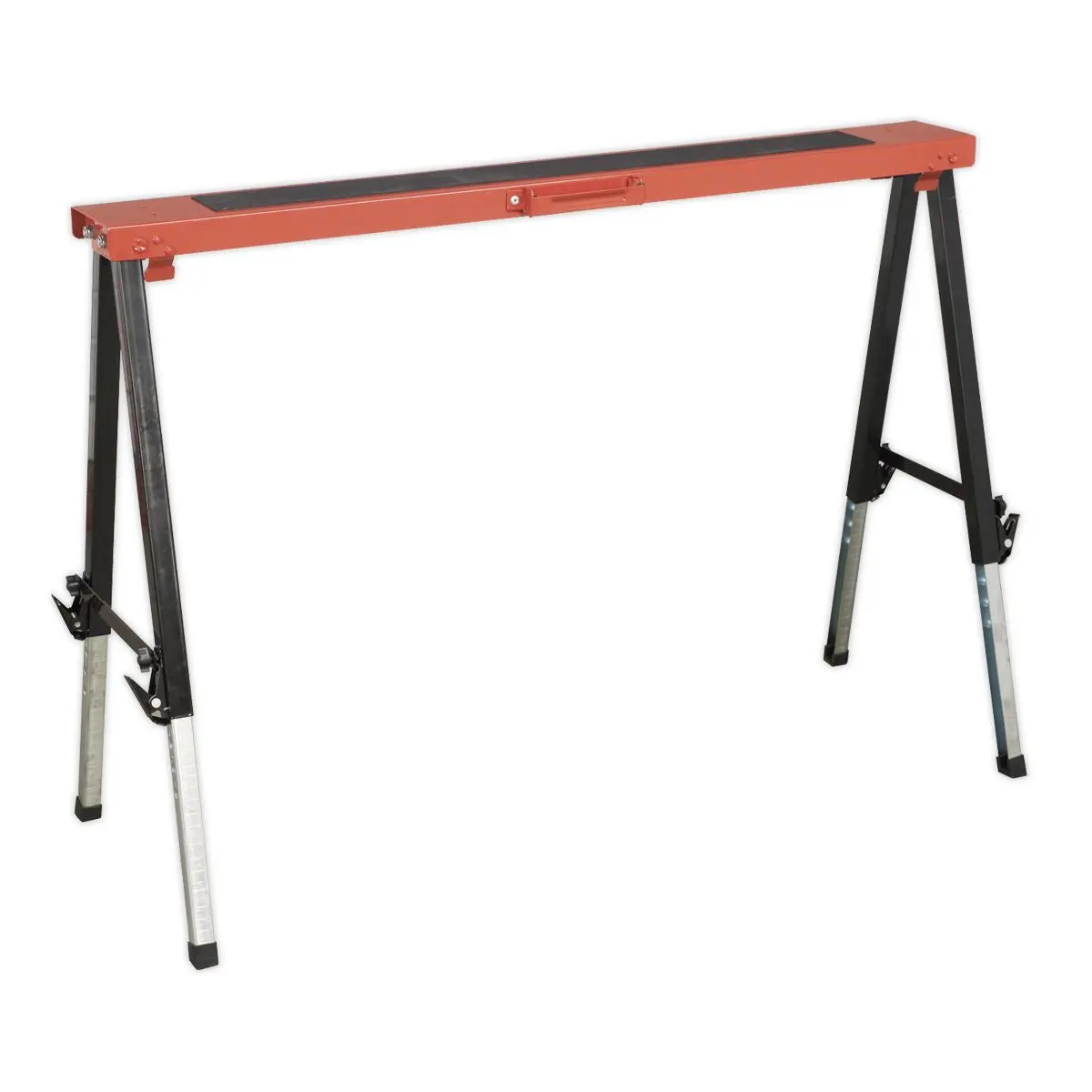 Sealey Fold Down Trestle with Adjustable Legs - Pair - Image 6