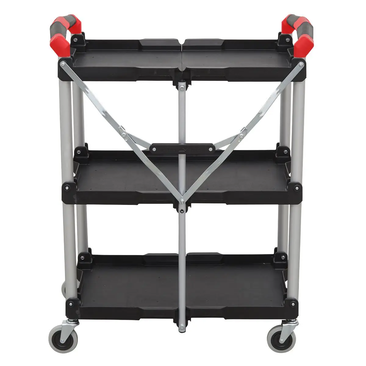 Sealey Folding Workshop Trolley 3-Level - Image 7