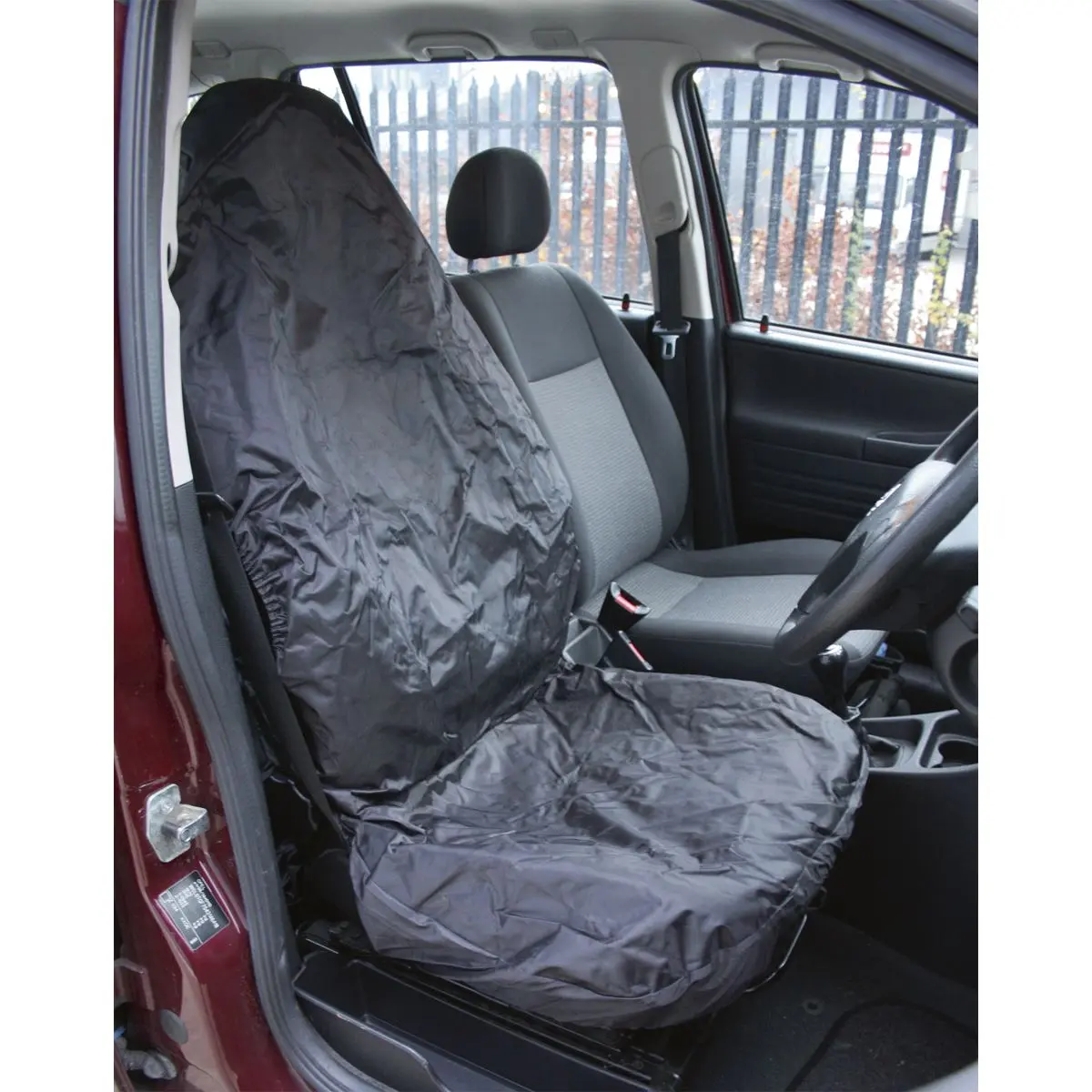 Sealey Heavy-Duty Front Seat Protector Set 2pc - Image 3