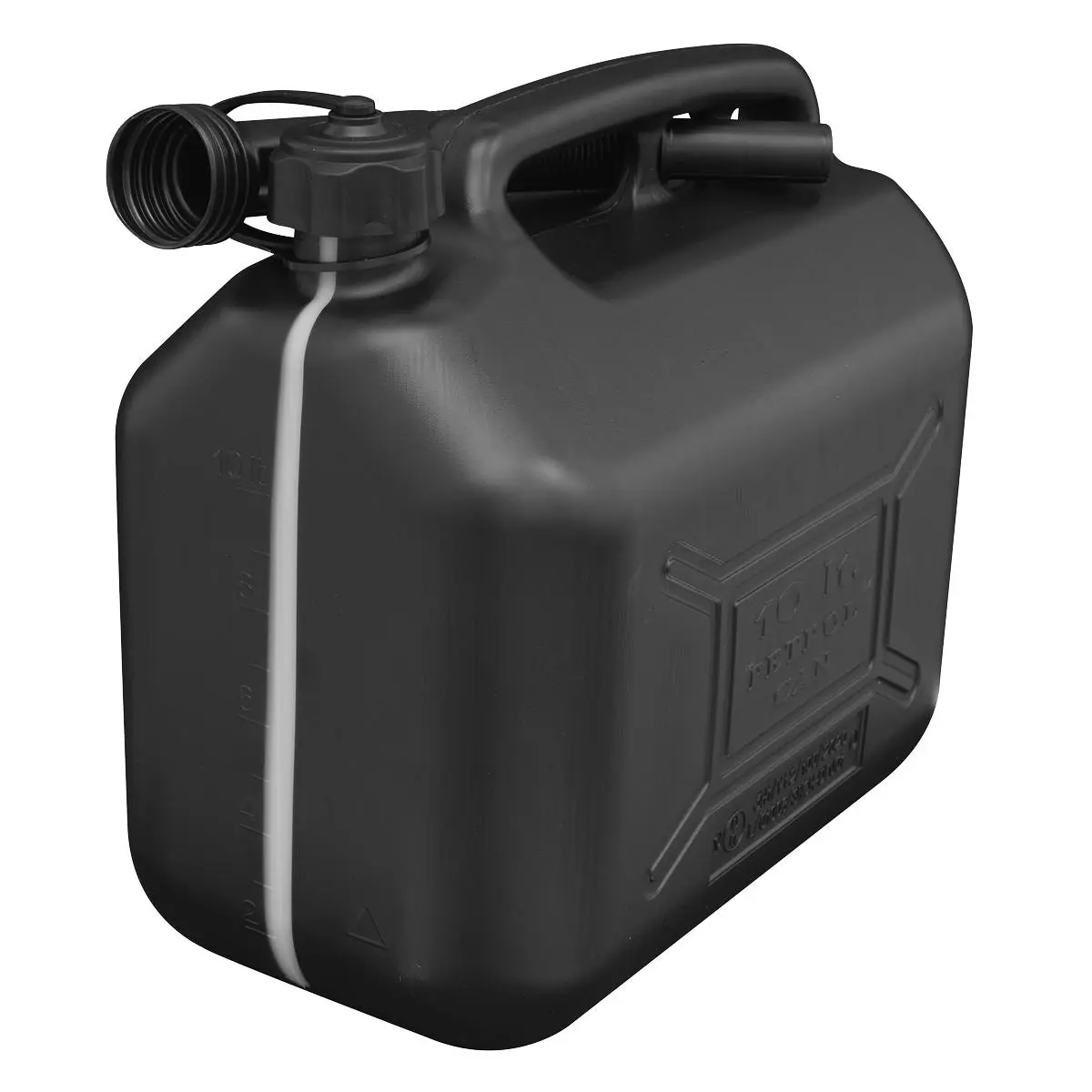 Sealey Fuel Can 10L - Black - Image 2