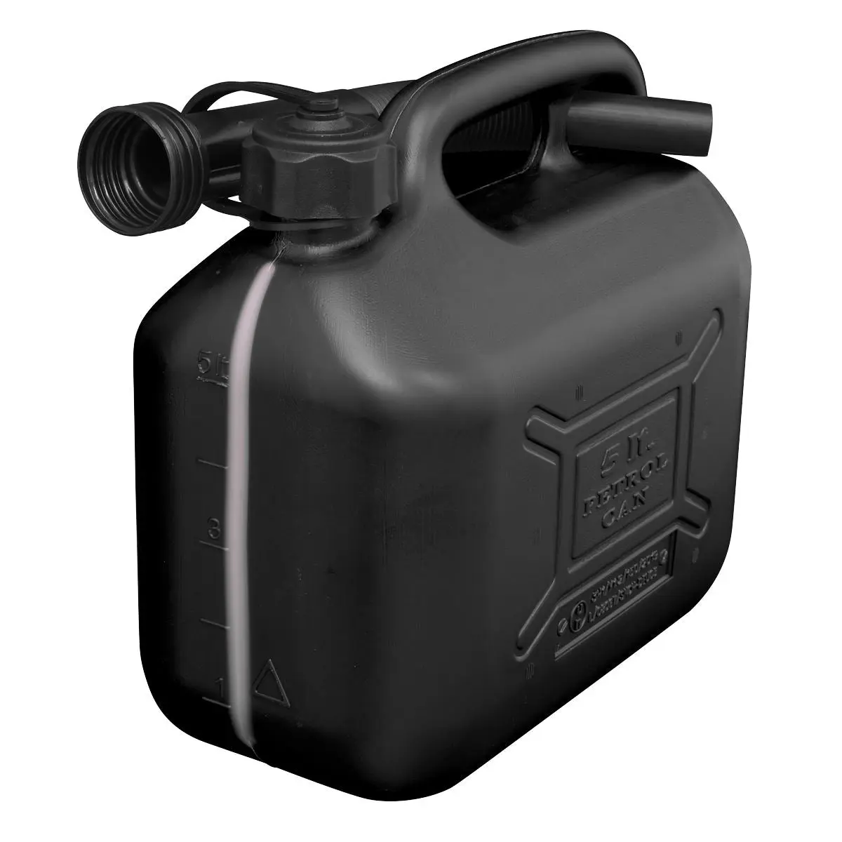 Sealey Fuel Can 5L - Black - Image 3