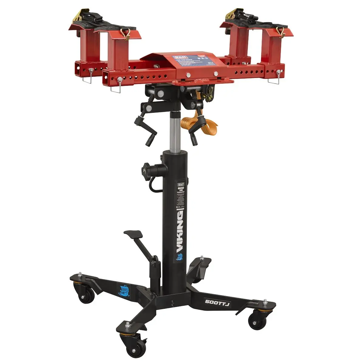 Sealey Fuel Tank Cradle & 500kg Transmission Jack Combo