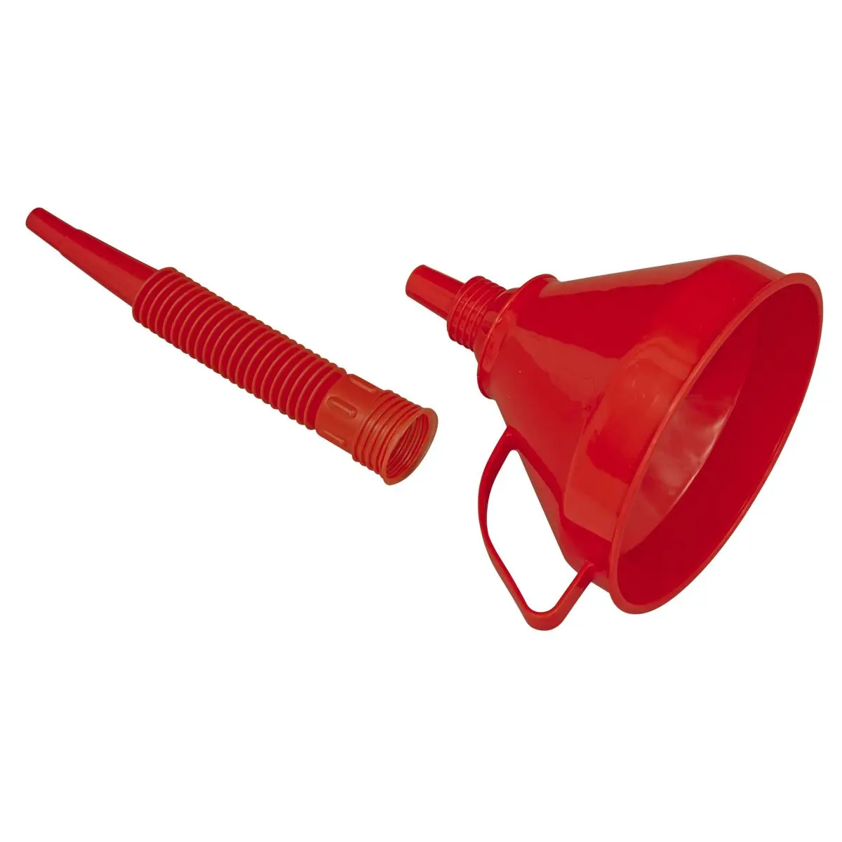 Sealey Funnel with Flexible Spout & Filter Medium Ø160mm - Image 4