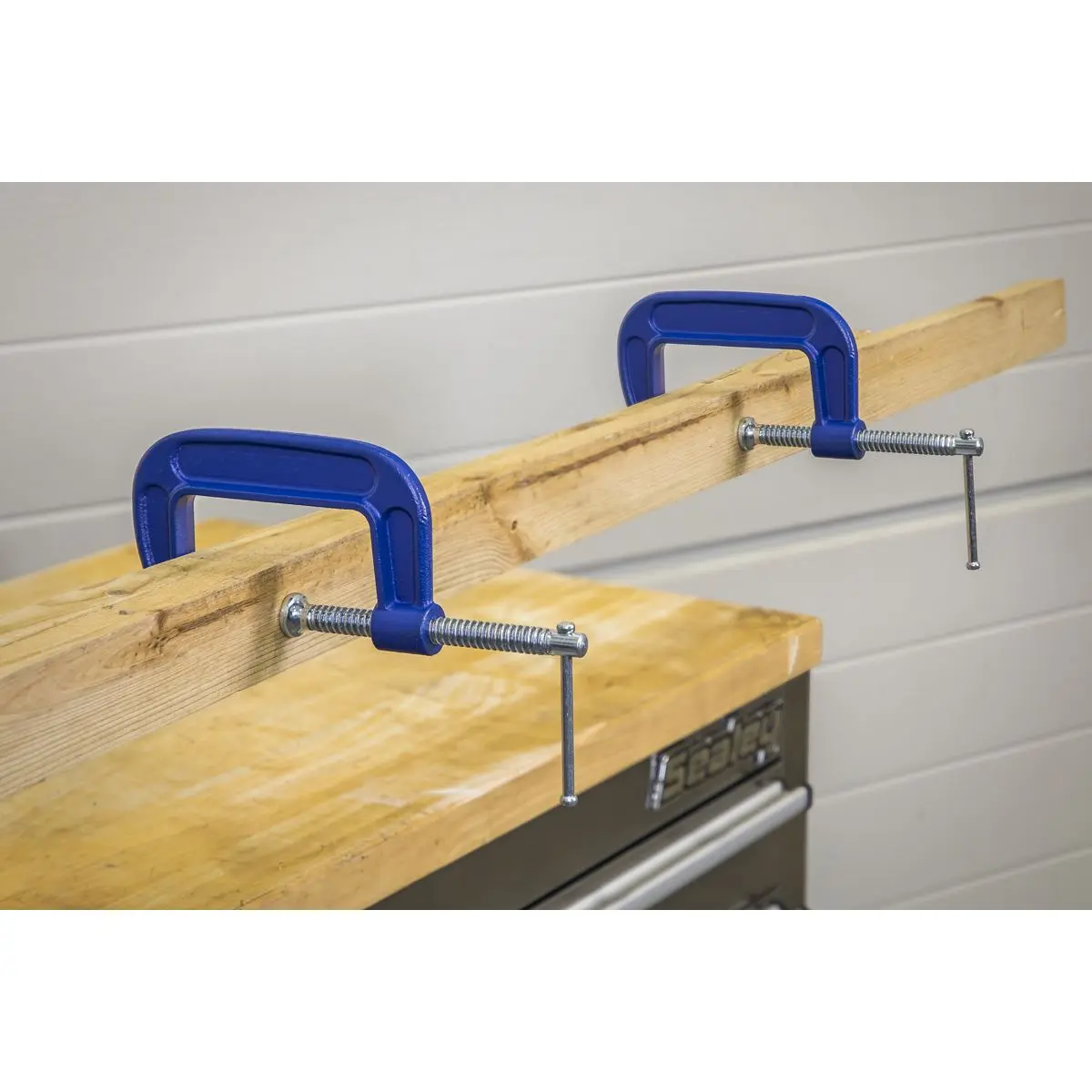 Sealey G-Clamp 75mm - Pack of 4 - Image 4