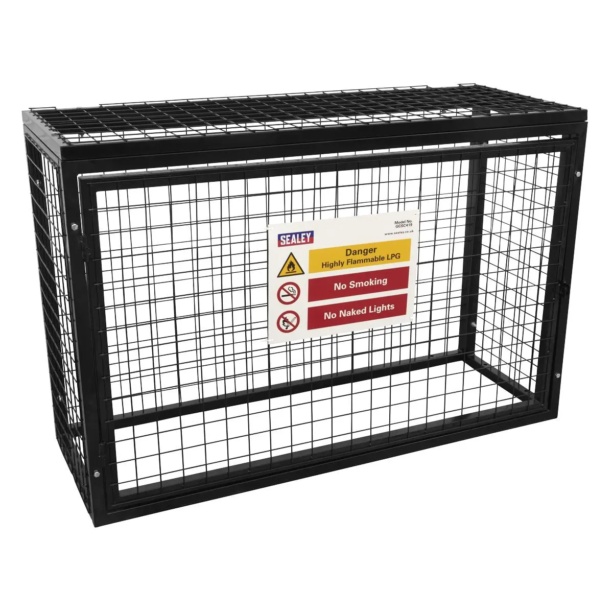 Sealey Gas Cylinder Safety Cage - 4 x 19kg Gas Cylinders