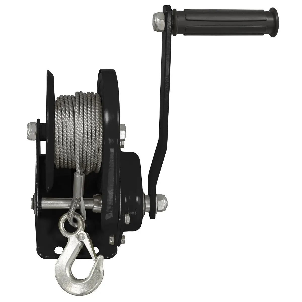 Sealey Geared Hand Winch with Brake & Cable 540kg Capacity - Image 3