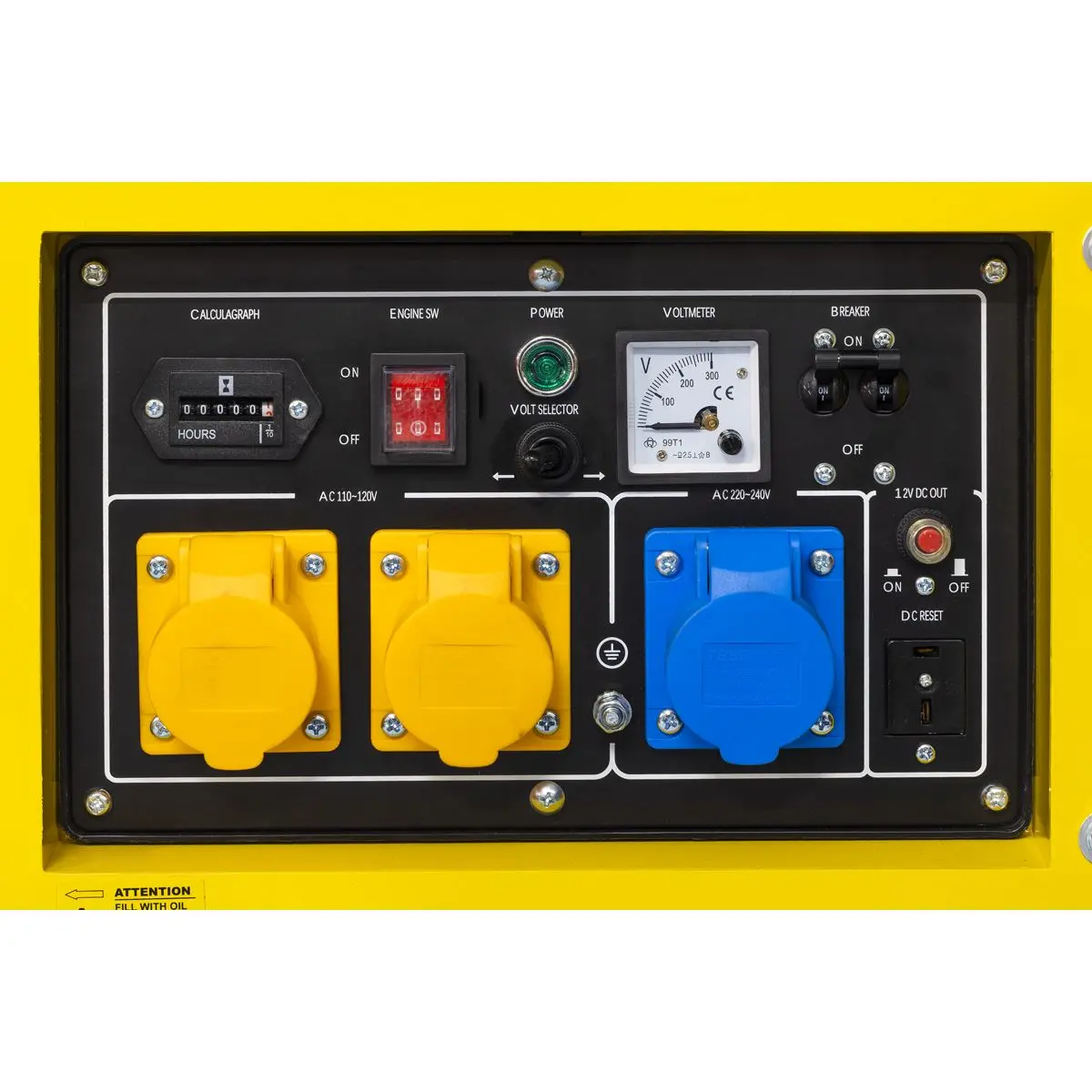 Sealey Generator 6000W 110/230V 13hp - Image 9