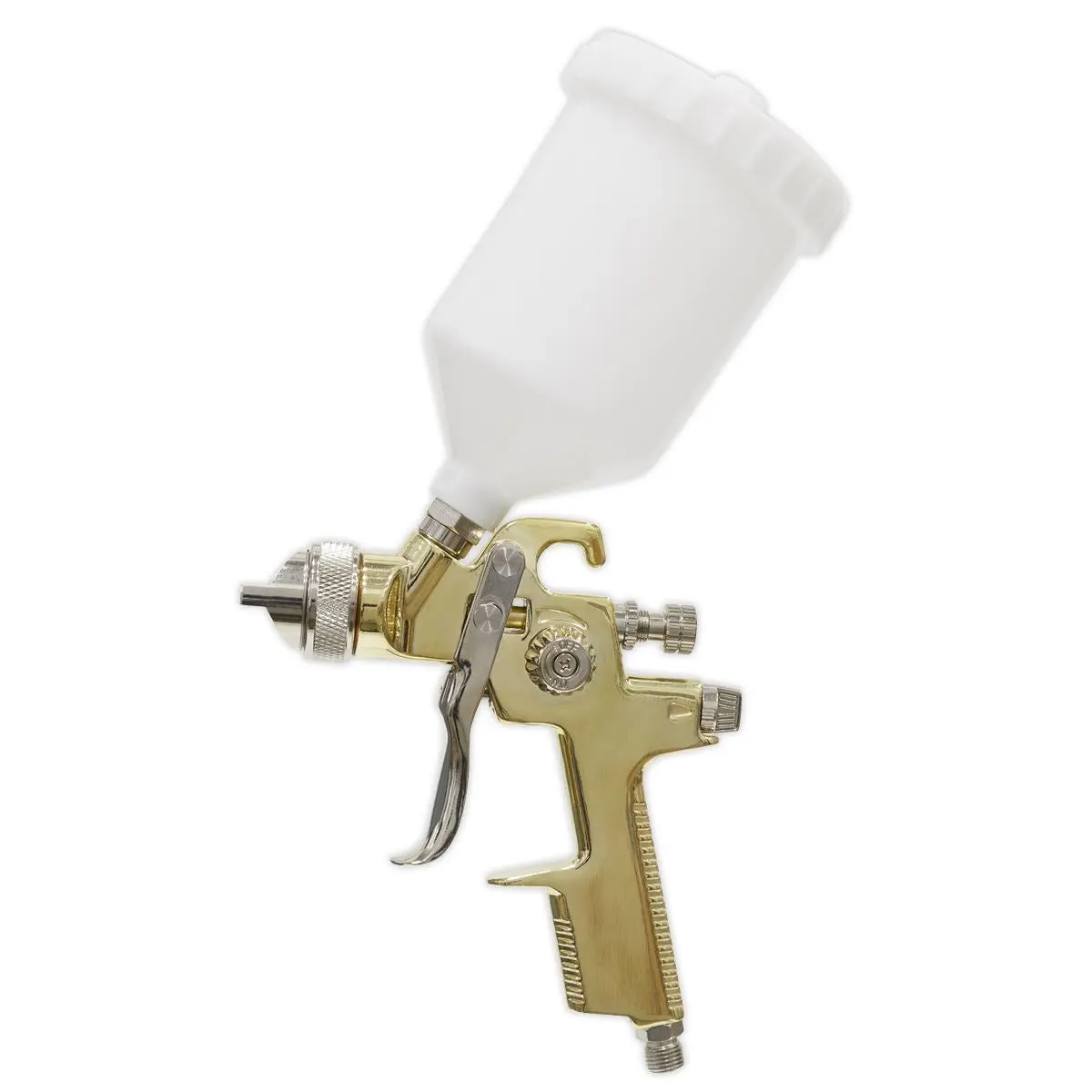 Sealey Gravity Feed Spray Gun - 1.4mm Set-Up Gold Series - Image 6