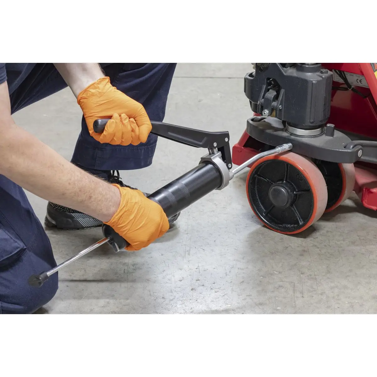 Sealey Grease Gun Heavy-Duty Dual Piston 3-Way Fill - Image 9