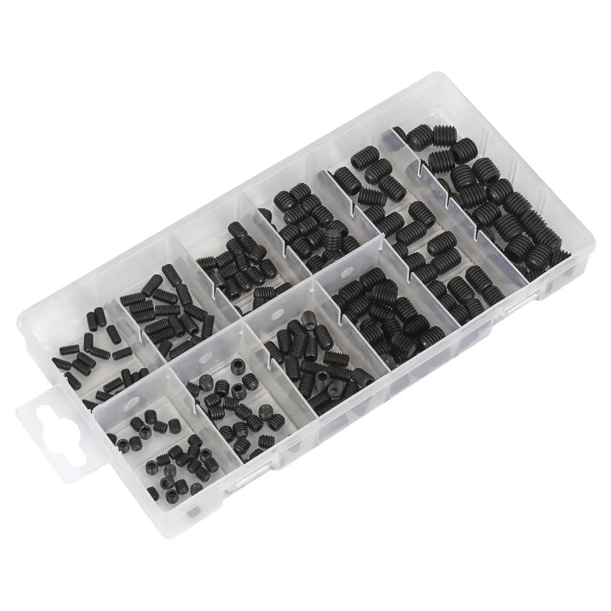 Sealey Grub Screw Assortment 250pc DIN 916 M4-M10 Metric - Image 5