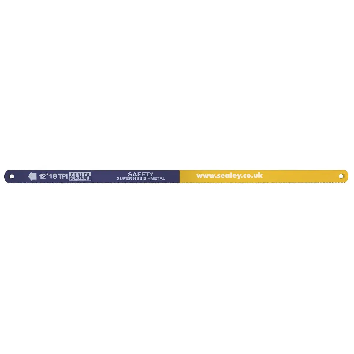 Sealey Hacksaw Blade 300mm HSS Bi-Metal 18tpi Pack of 5 - Image 3
