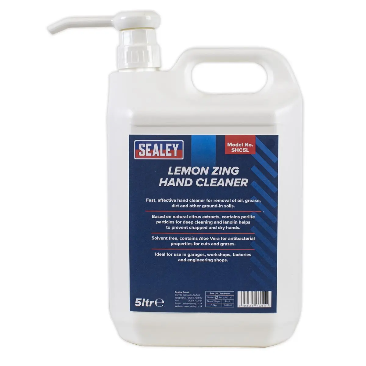 Sealey Hand Cleaner 5L Lemon Zing - Image 2
