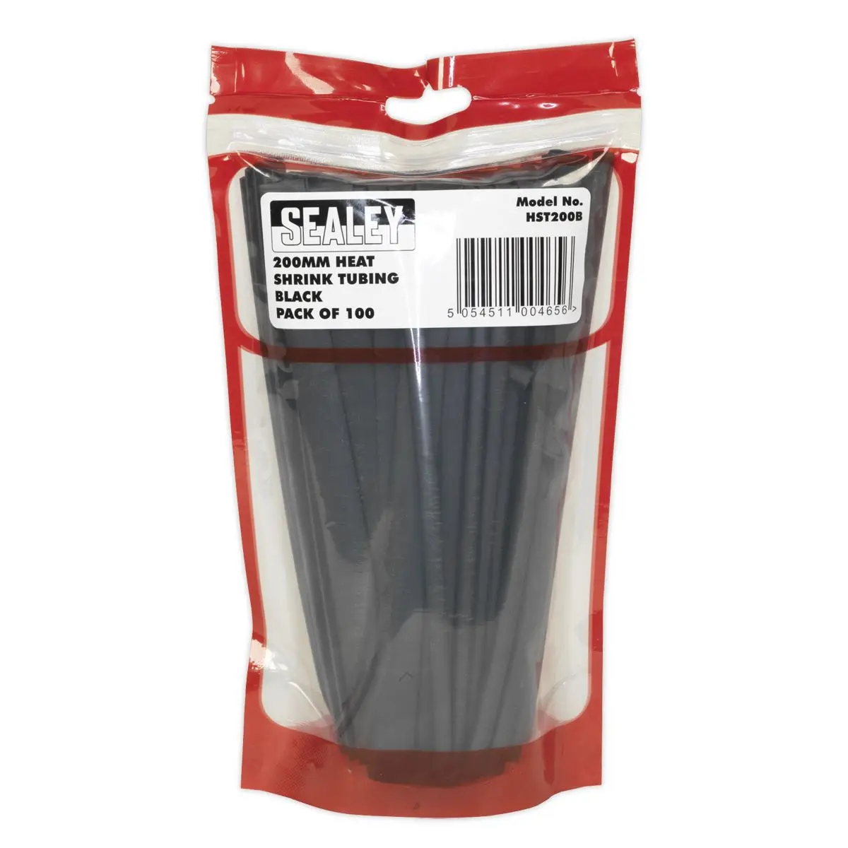 Sealey Heat Shrink Tubing Black 200mm 100pc - Image 2