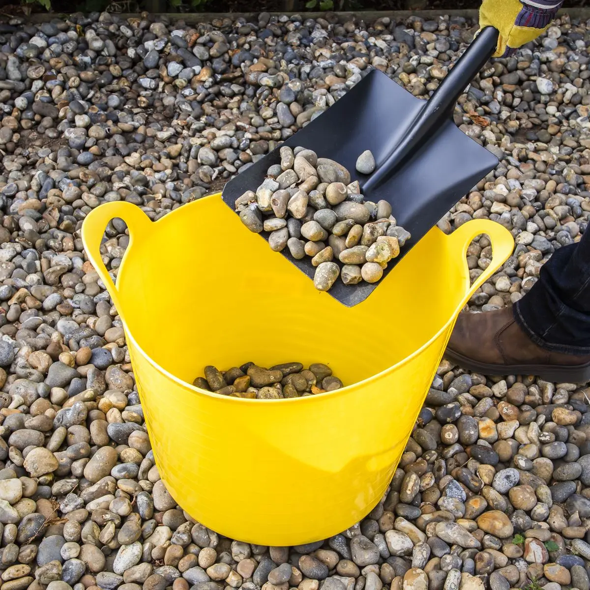 Sealey Heavy-Duty Flexi Tub 40L - Yellow - Image 7