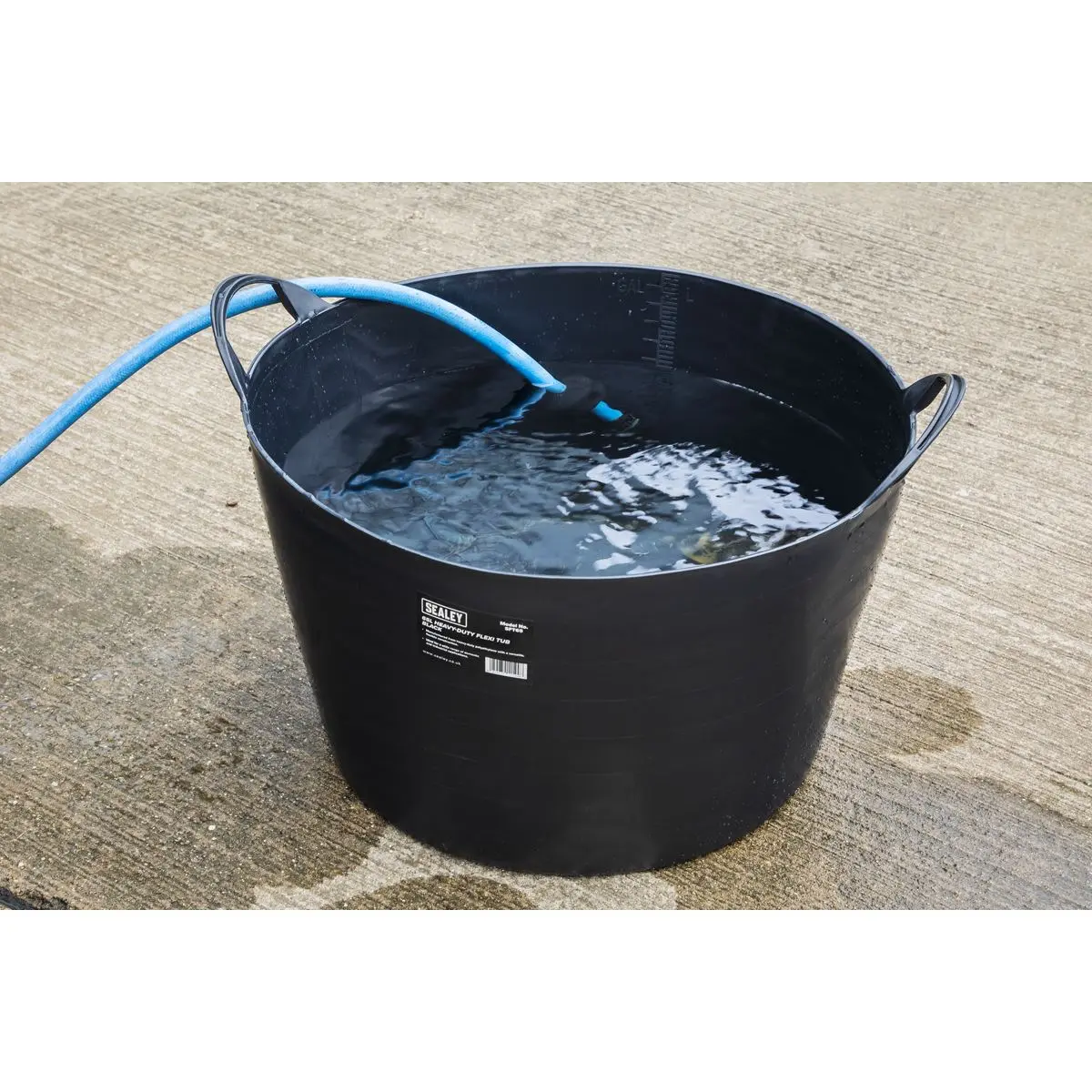 Sealey Heavy-Duty Flexi Tub 65L - Black - Image 3