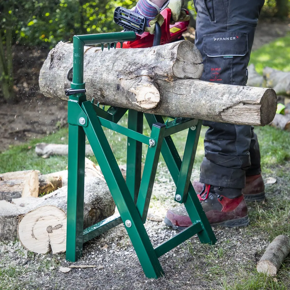 Sealey Heavy-Duty Log Stand Ø230mm Capacity - Image 5