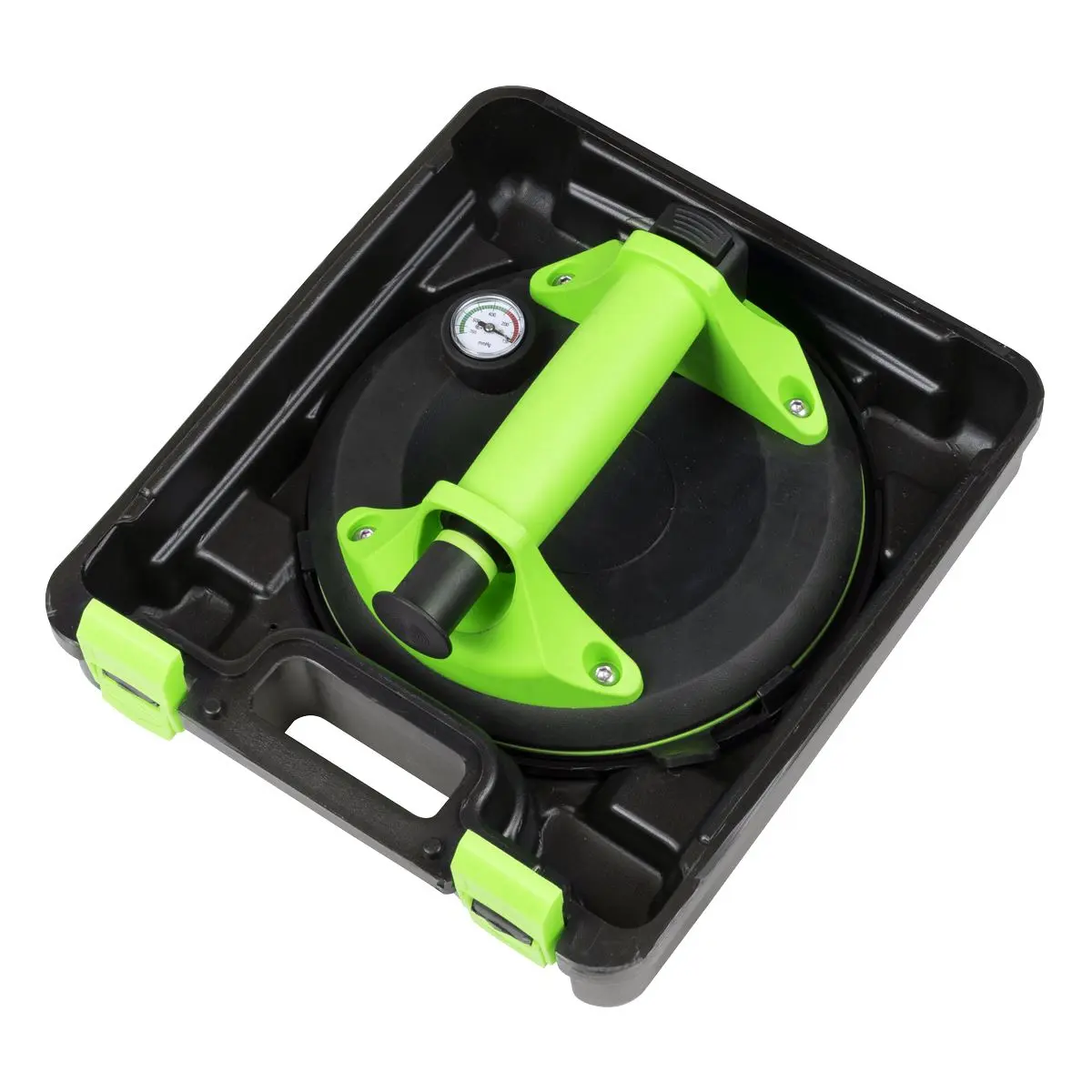 Sealey Heavy Lift Suction Cup with Vacuum Grip Pressure Gauge - Image 2