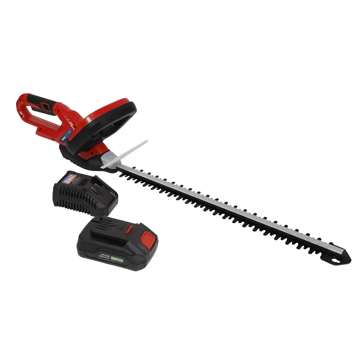 Sealey 20V Cordless 520mm Hedge Trimmer Kit 2Ah Battery and Charger - Image 7