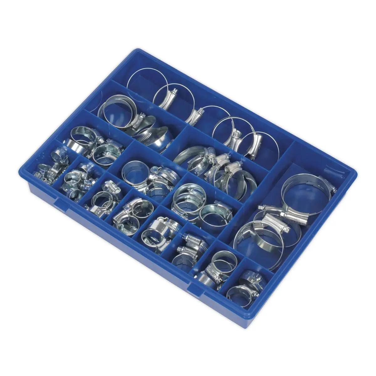 Sealey HI-GRIP® Hose Clip Assortment 81pc Sizes Ø9.5-55mm - Image 5