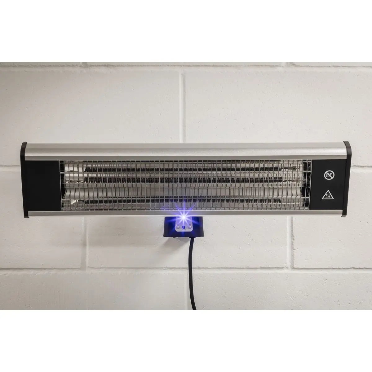 Sealey High Efficiency Carbon Fibre Infrared Wall Heater 1800W/230V - Image 2