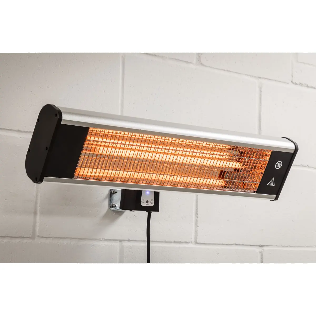 Sealey High Efficiency Carbon Fibre Infrared Wall Heater 1800W/230V - Image 3