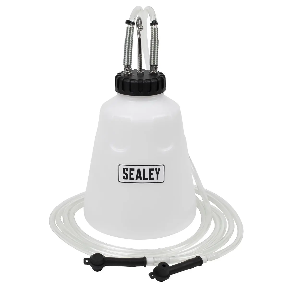 Sealey High Flow Twin Pipe Brake Bleed Bottle 2L - Image 4