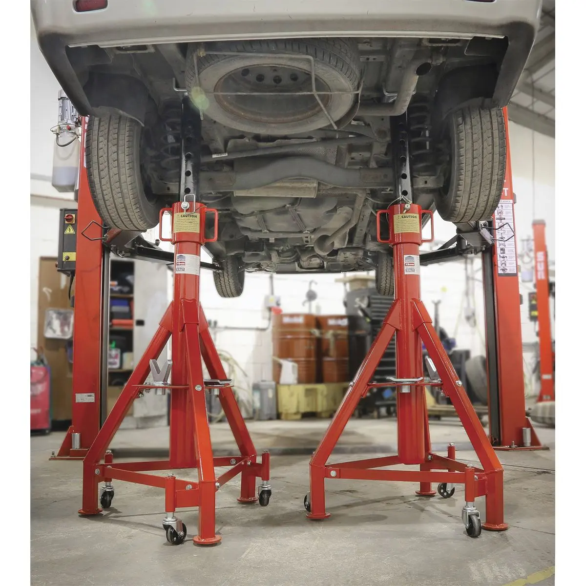 Sealey High Level Commercial Vehicle Support Stand 12 Tonne - Image 2