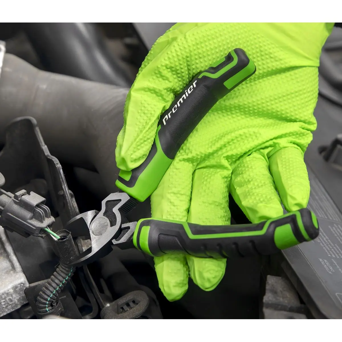 Sealey High Leverage Pliers Set 3 Piece Premier Hi-Vis Green - Image 10