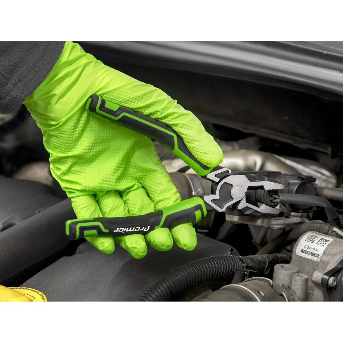 Sealey High Leverage Pliers Set 3 Piece Premier Hi-Vis Green - Image 9