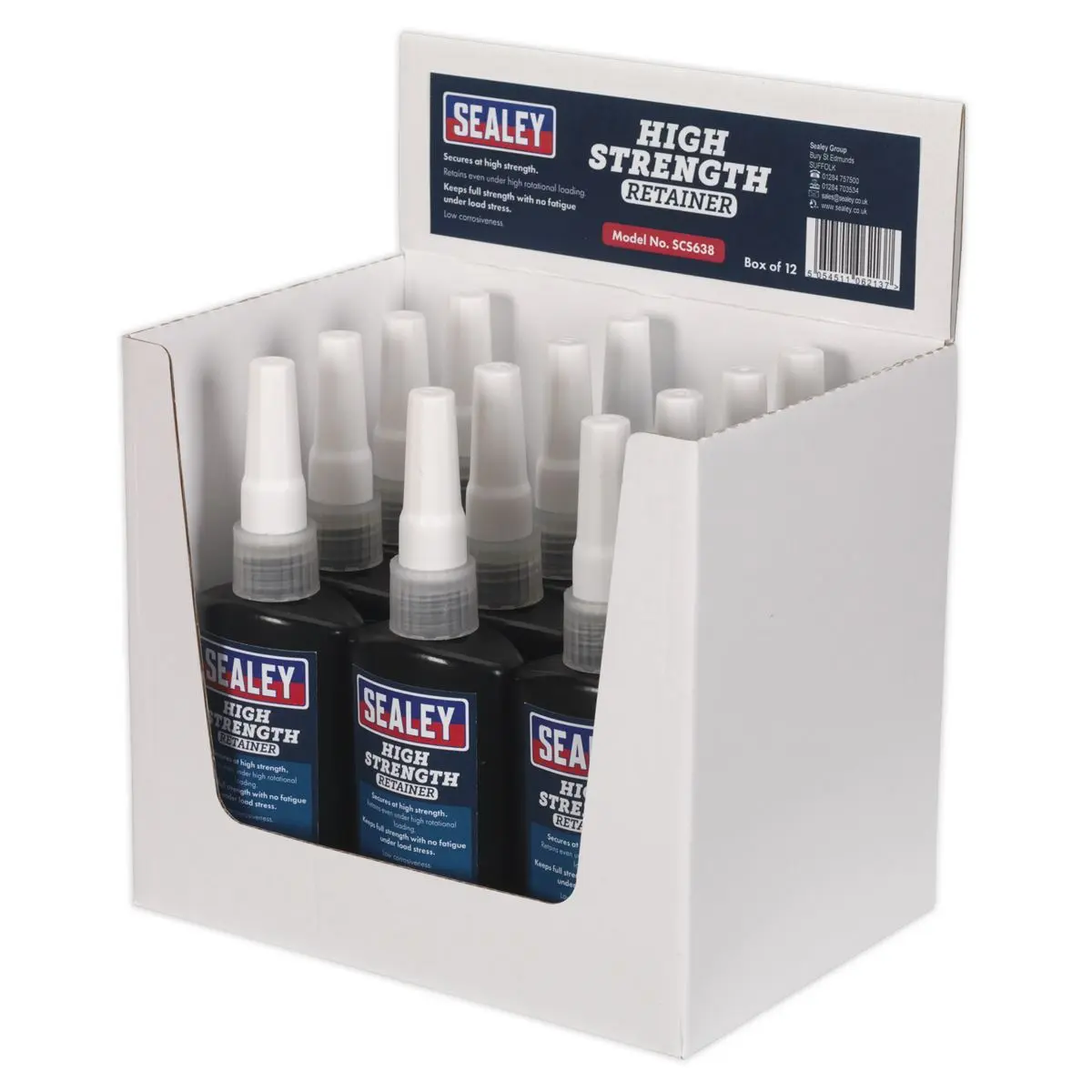 Sealey High Strength Retainer 50ml Pack of 12 - Image 2