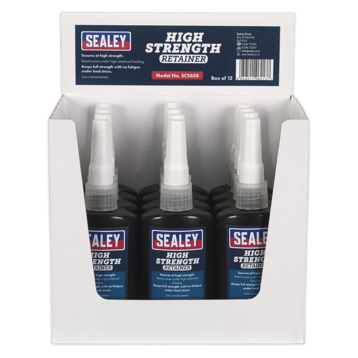 Sealey High Strength Retainer 50ml Pack of 12 - Image 3