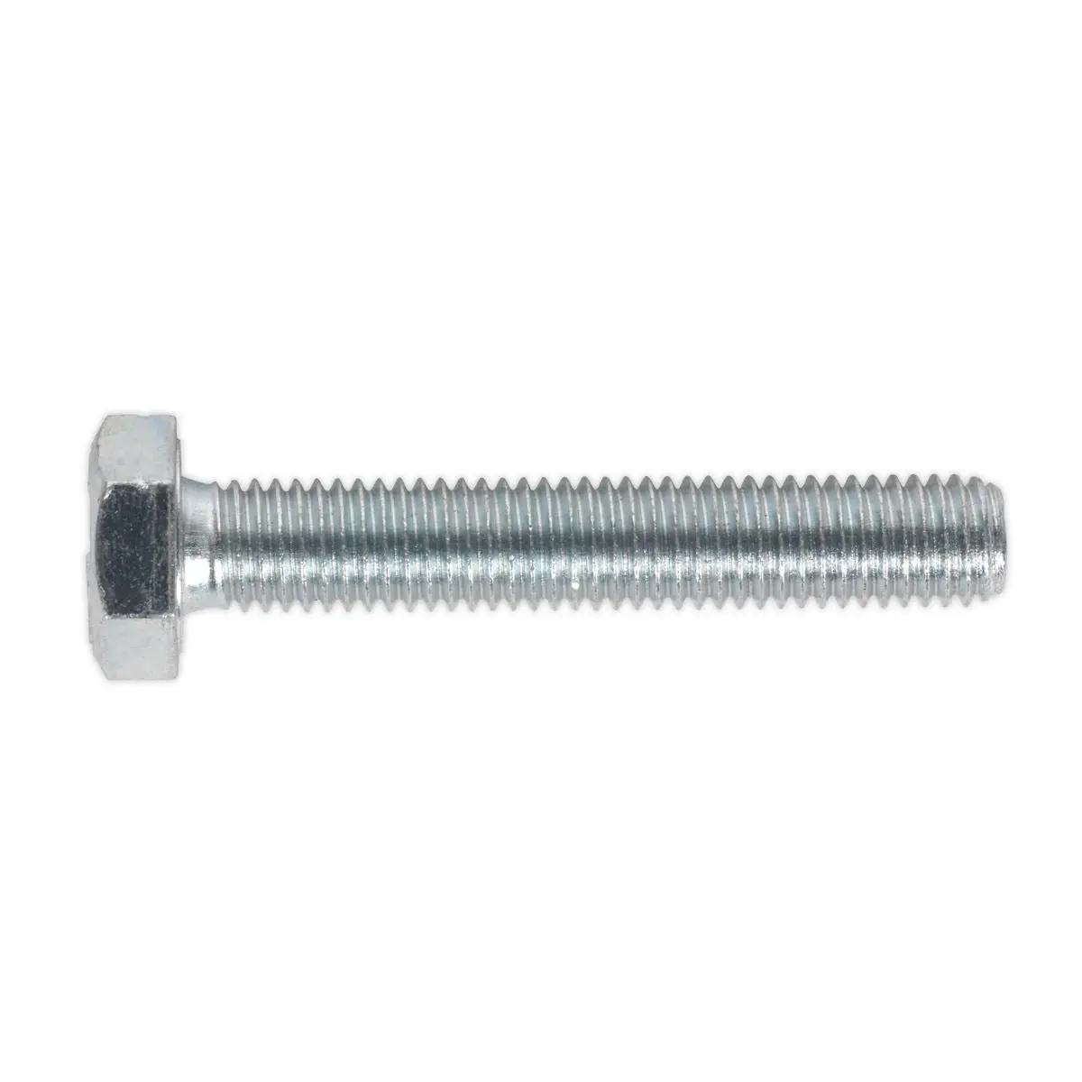 Sealey High Tensile Set Screw M10 x 60mm 8.8 Grade Zinc Steel DIN 933 25 Pack