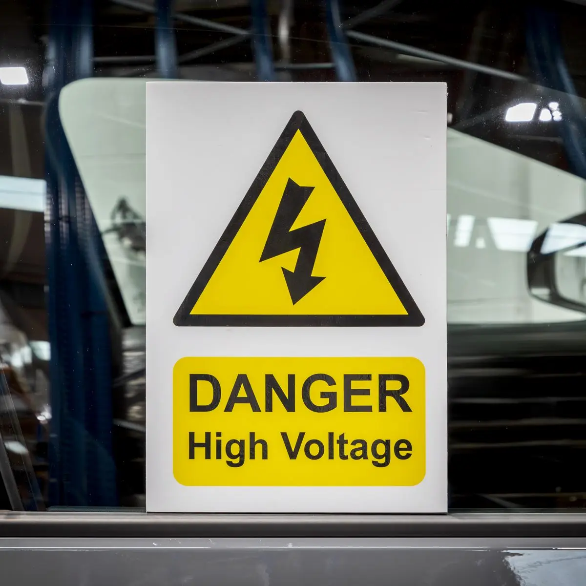 Sealey High Voltage Warning Sign 200 x 300mm - Image 6