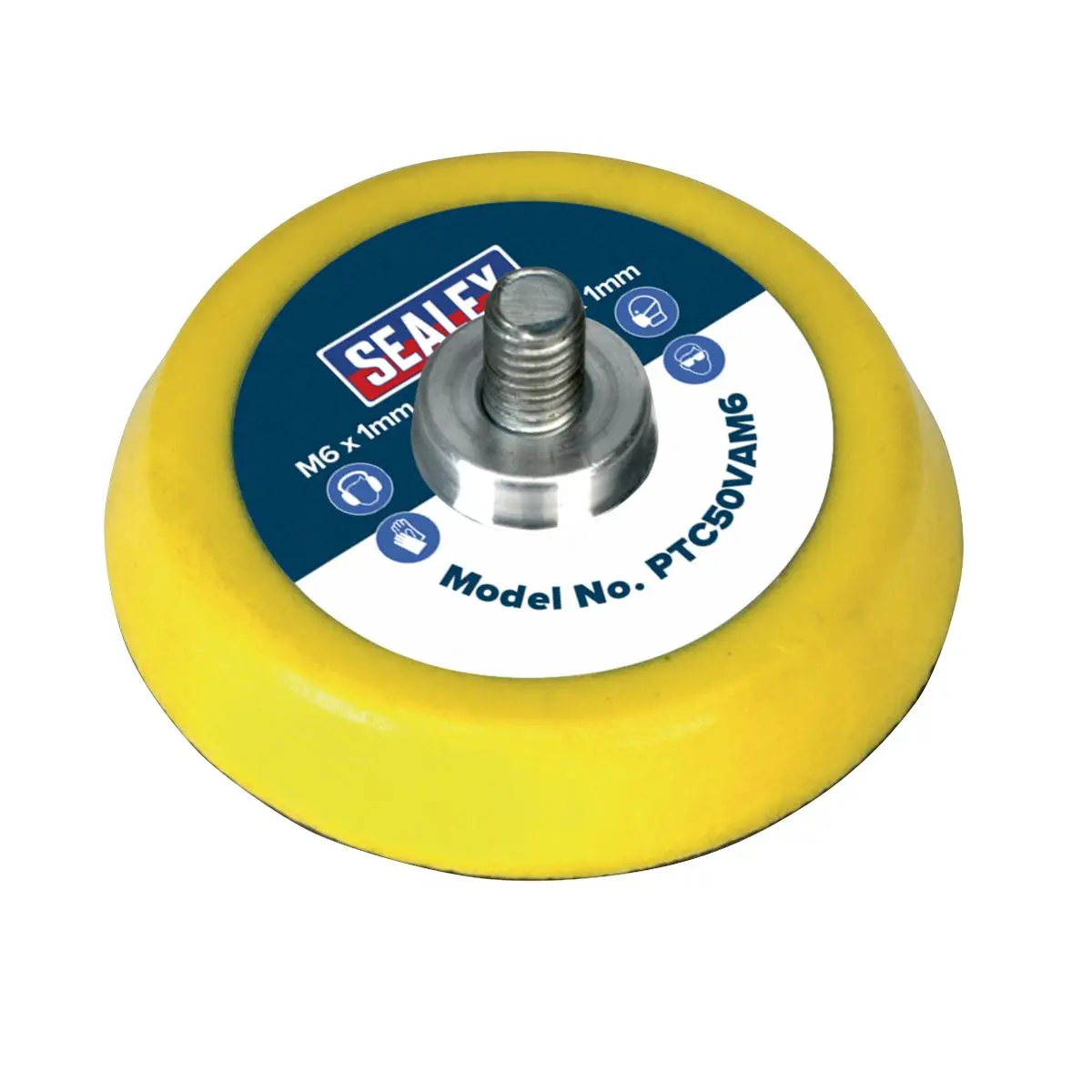 Sealey Hook-and-Loop Backing Pad Ø50mm M6 x 1mm