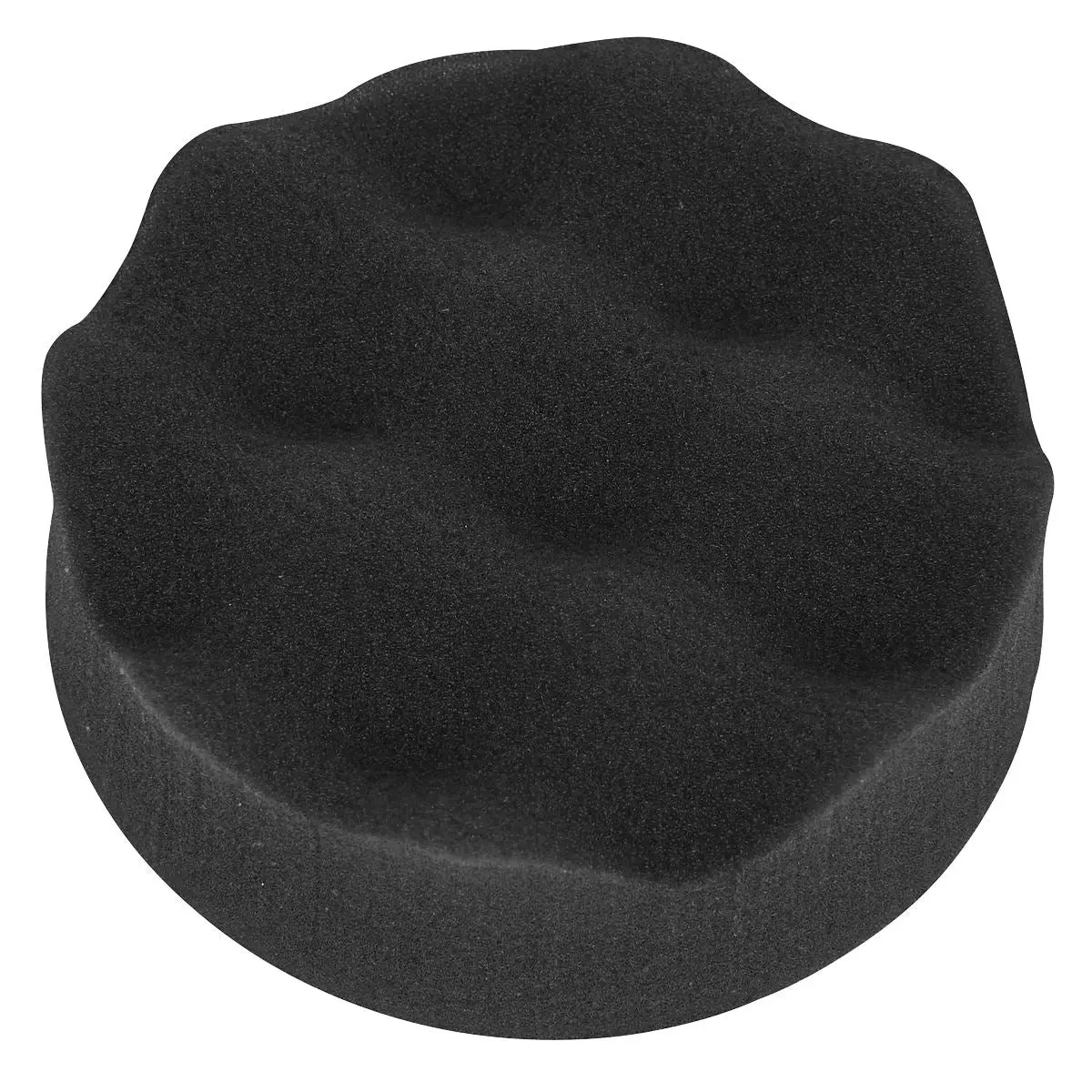 Sealey Hook and Loop Buffing and Polishing Foam Head 80mm x 25mm Black Soft