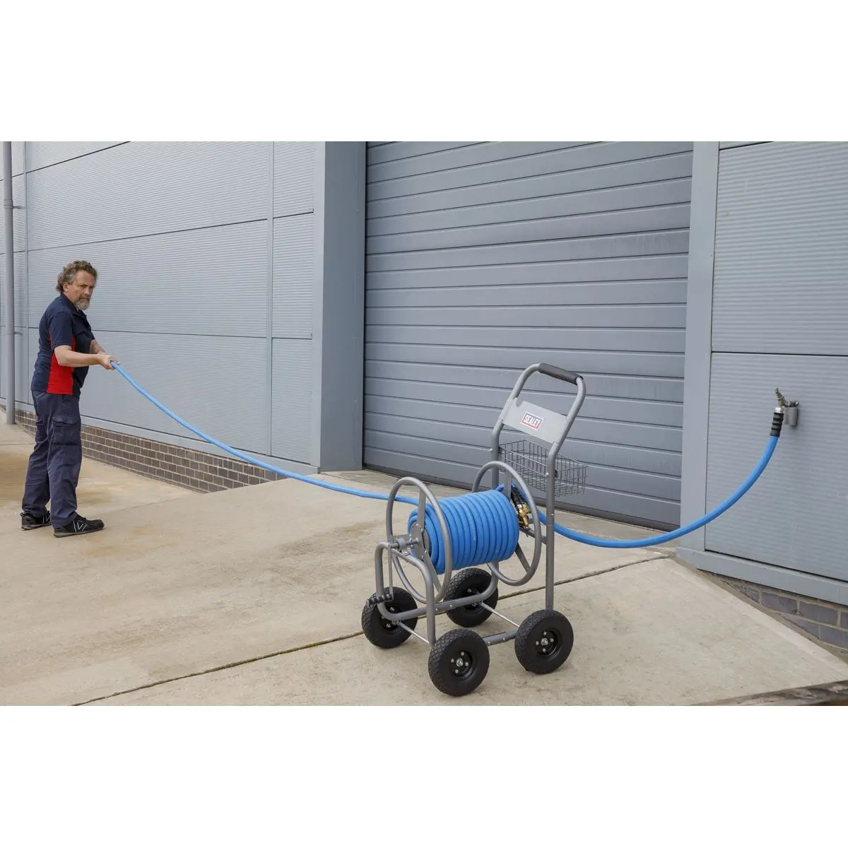 Sealey Hose Reel Cart Heavy-Duty - Image 4